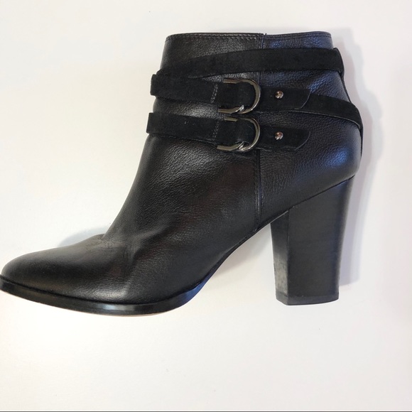 White House Black Market Shoes - White House Black Market Black Heeled Ankle Boots